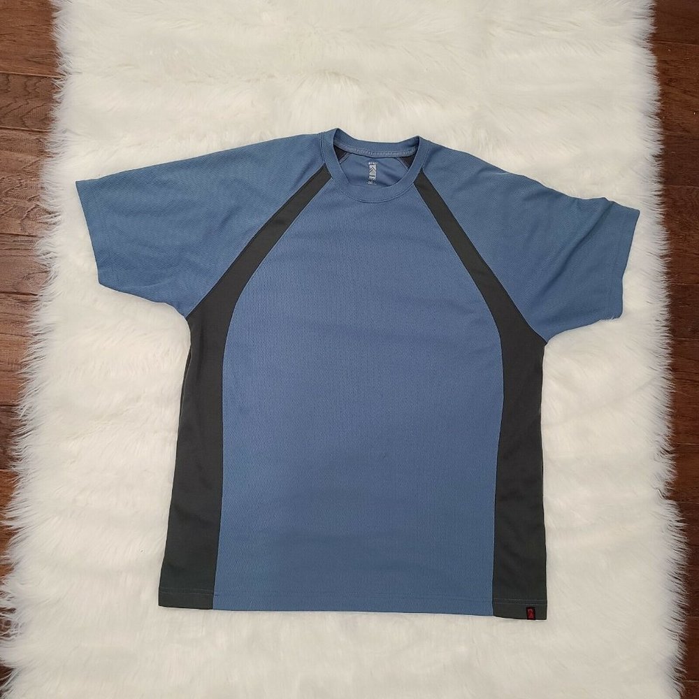 Alpine Design Drilogic Men's Athletic Top Blue 100% Polyester Size Medium